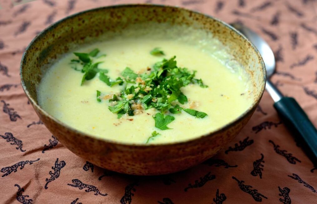 pürierte Suppe für eine hypoallergene Ernährung